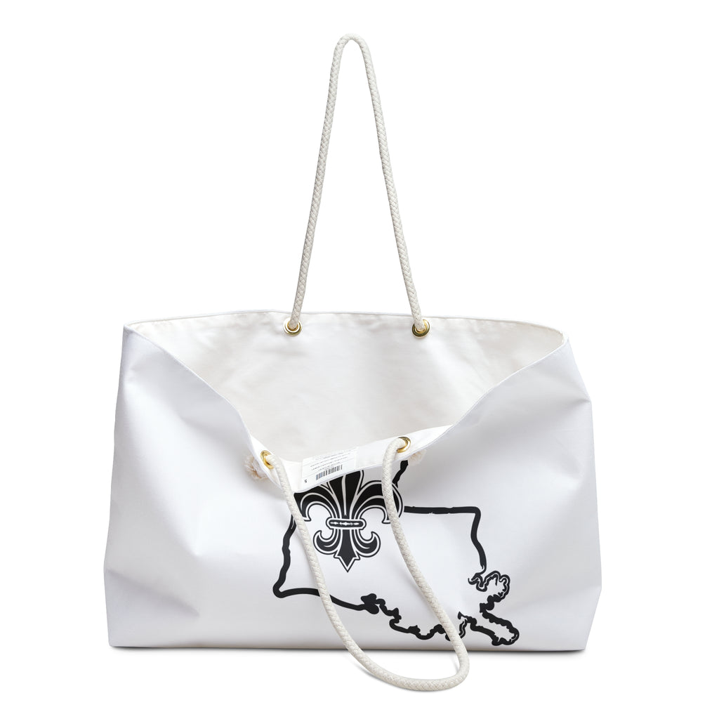 Louisiana Fleur-de-Lis Weekender Bag