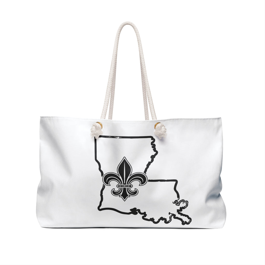 Louisiana Fleur-de-Lis Weekender Bag