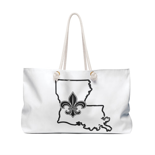 Louisiana Fleur-de-Lis Weekender Bag